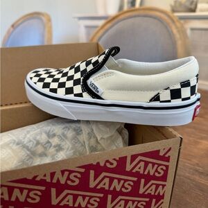 Vans Checkerboard Slip-On kids Sneakers